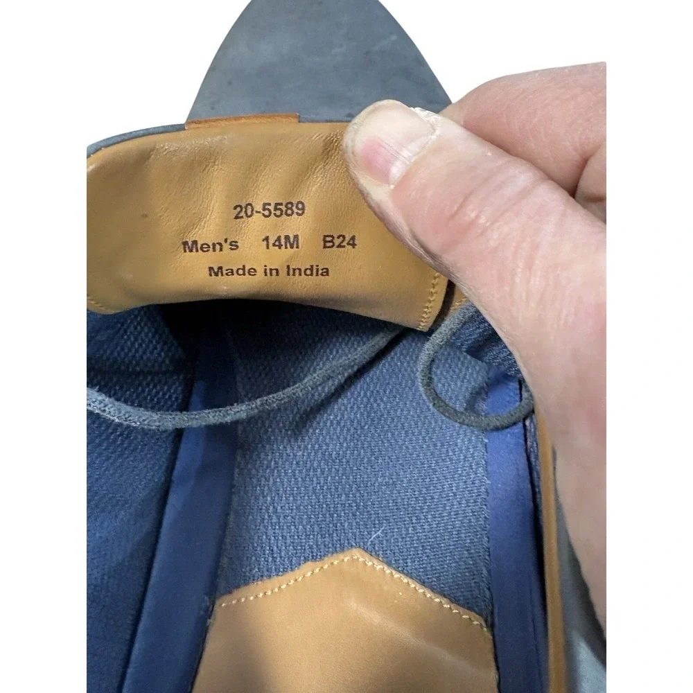 Johnston And Murphy's men's‎ 14 M Gray Nubuck Oxford's True Foam Comfort Shoes